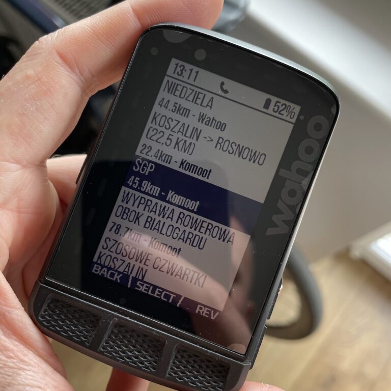 Co zrobić gdy licznik Wahoo nie synchronizuje tras zaplanowanych w Komoot ? Rozwiązanie problemu jest proste! (V1 i V2) 1 wahoo roam 1x1 1